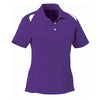 Landway Women's Purple Medalist Moisture Wicking Polo