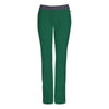 Cherokee Women's Hunter Green Infinity Low-Rise Slim Pull-on Pant