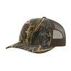 Richardson Mossy Oak Habitat/Brown Printed Trucker Cap