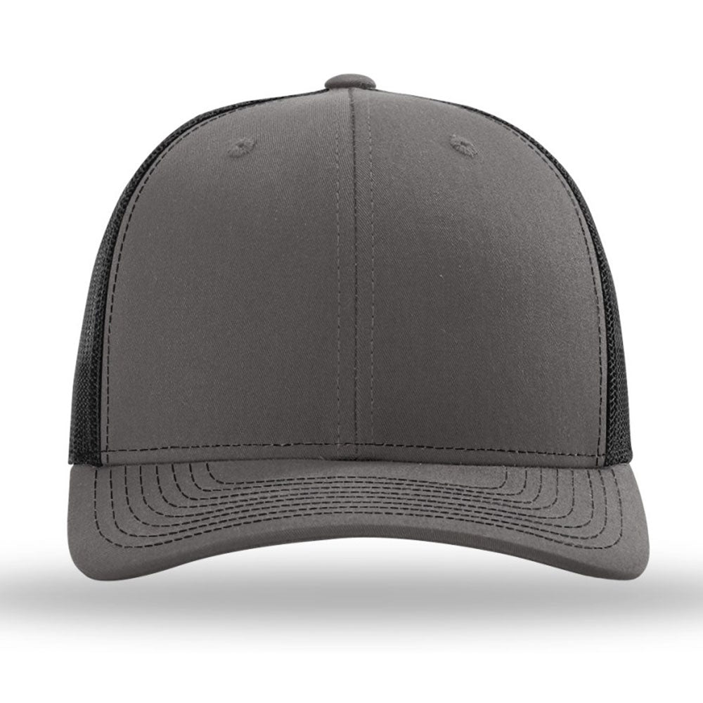 Richardson Charcoal/Black Recycled Trucker Cap