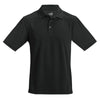 Landway Men's Black Club Moisture Wicking Polo