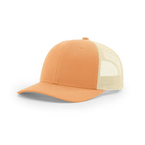 Richardson Peach/Birch Mesh Back Split Low Pro Trucker Hat