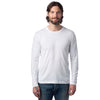 Alternative Apparel Unisex White Long Sleeve Go-To-Tee