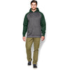 Under Armour Men's Carbon Heather/Forest Green Storm AF Colorblock Hoodie