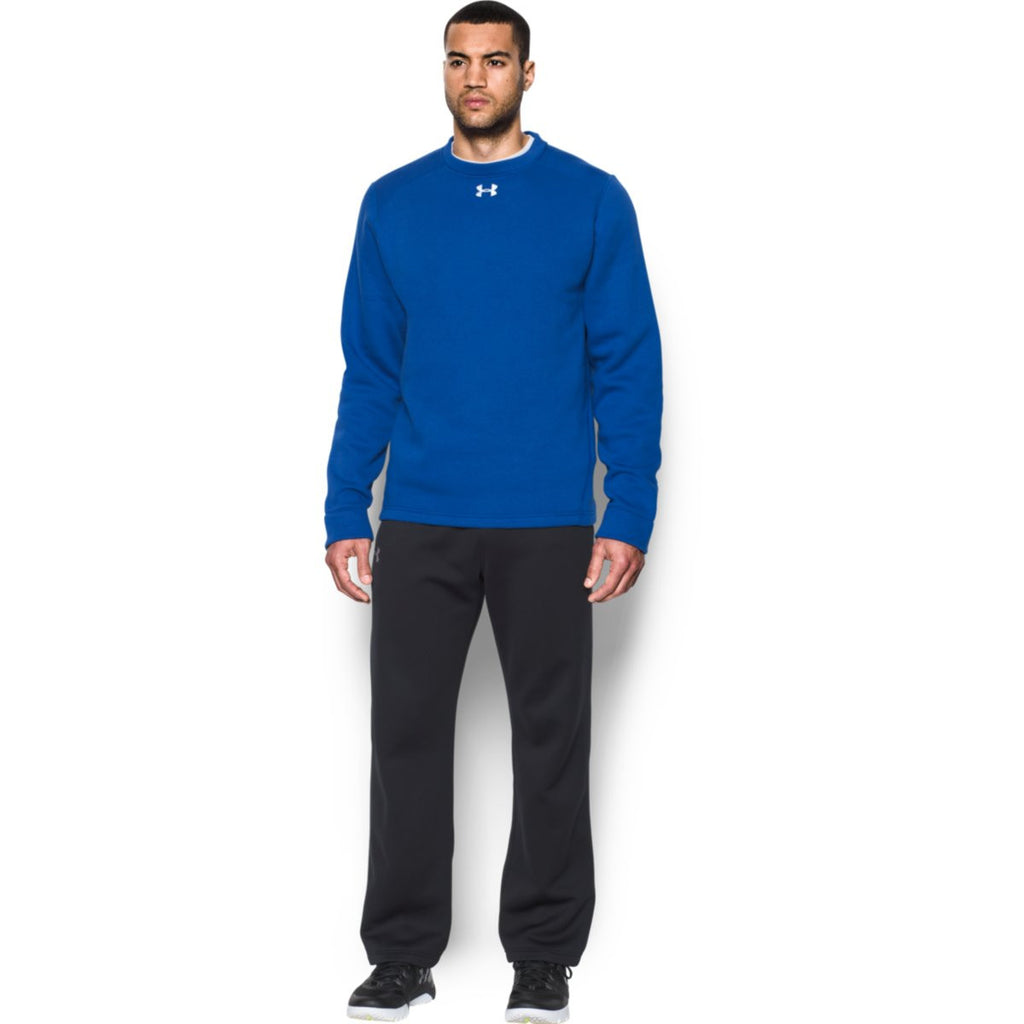 Under Armour Men's Royal Rival Fleece Crew