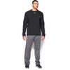 Under Armour Men's Black Rival Fleece Crew