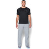 Under Armour Men's True Gray Heather/Black Team Rival Fleece Pant