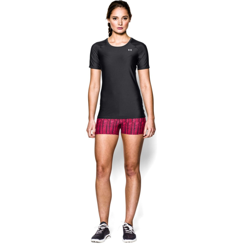 Under Armour Women's Black UA HeatGear Armour S/S