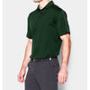 Under Armour Men's Forest Green UA Leaderboard Polo