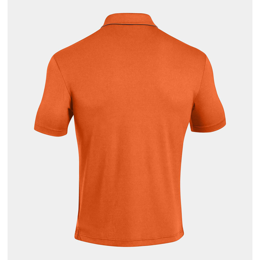 Under Armour Men's Orange UA Leaderboard Polo