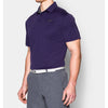 Under Armour Men's Purple UA Leaderboard Polo