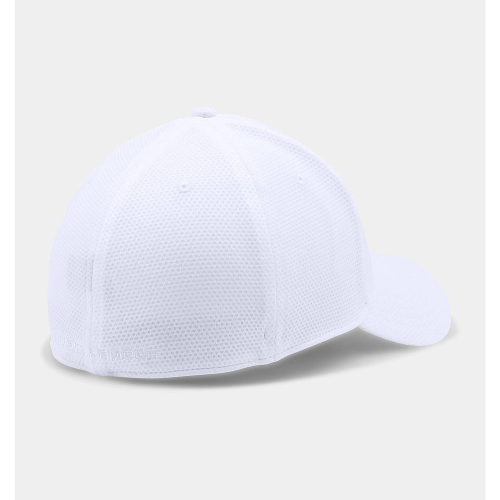 Under Armour Men's White Blitzing II Stretch Fit Cap