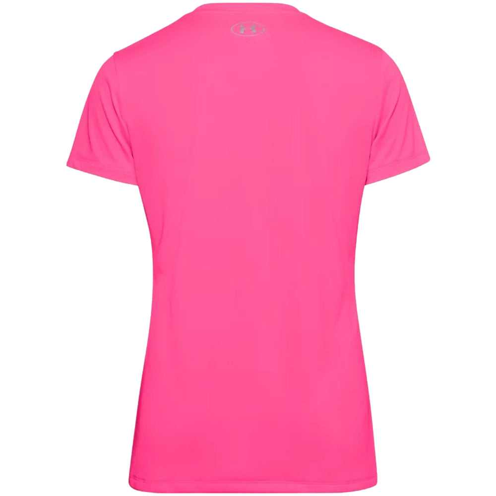 Under Armour Women's Cerise Tech V-Neck