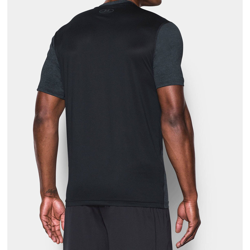 Under Armour Men's Stealth Grey UA Raid Short Sleeve T-Shirt