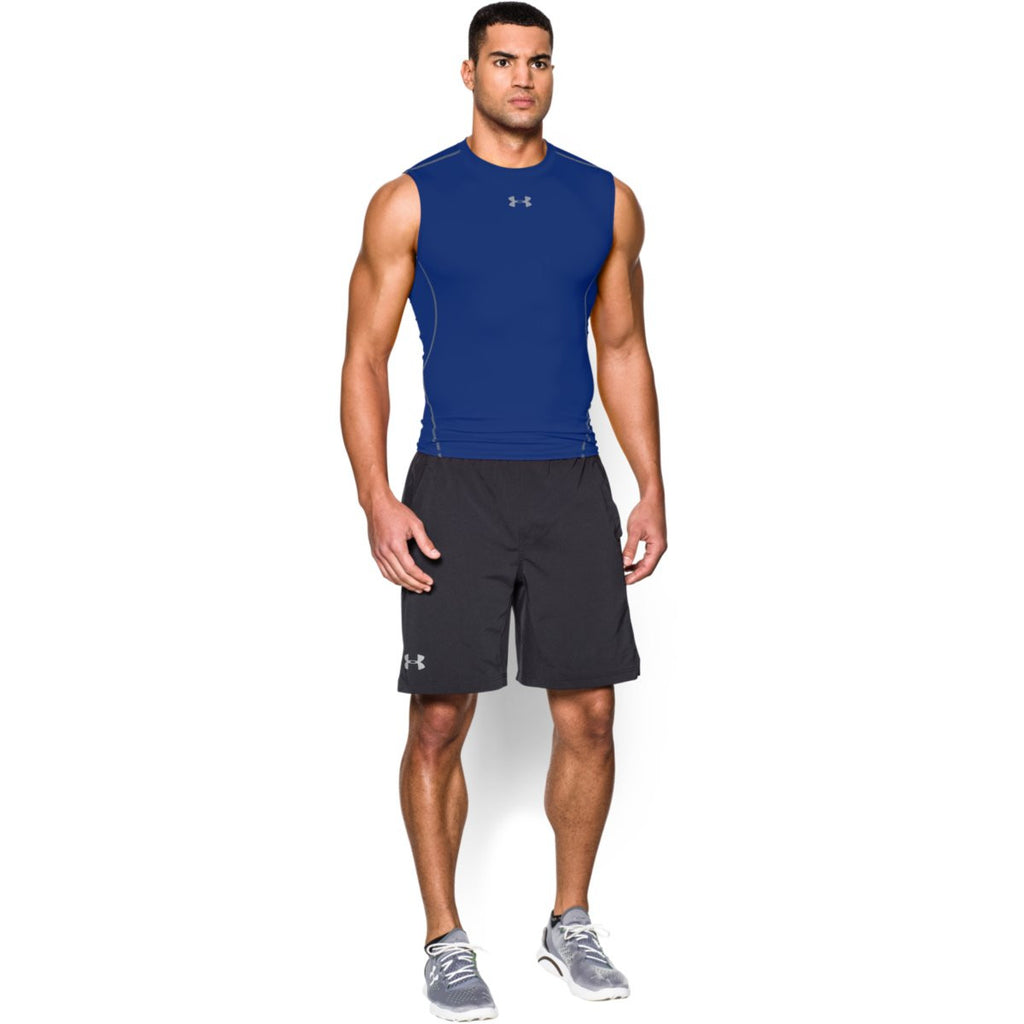 Under Armour Men's Royal HeatGear Armour Sleeveless Compression Shirt