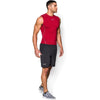 Under Armour Men's Red HeatGear Armour Sleeveless Compression Shirt