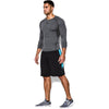 Under Armour Men's Charcoal HeatGear Armour L/S Compression Shirt