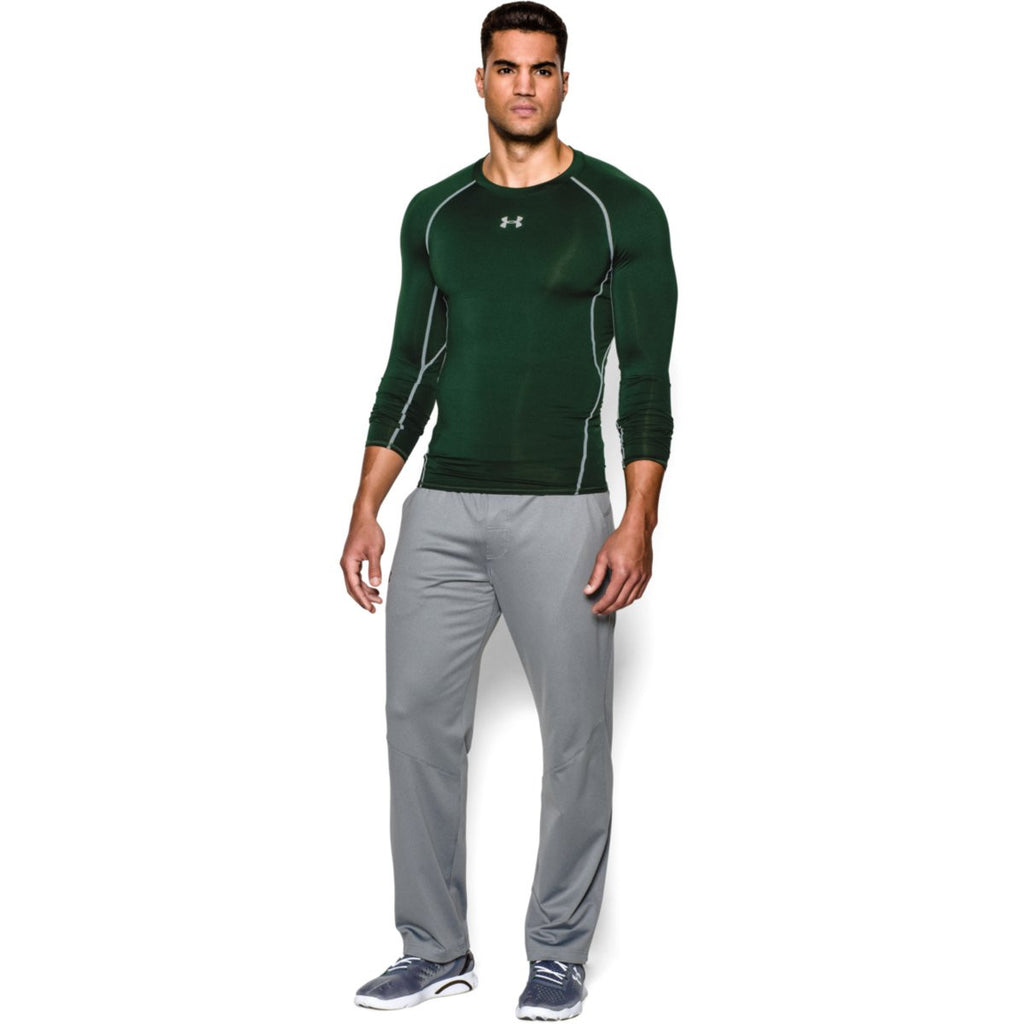 Under Armour Men's Green HeatGear Armour L/S Compression Shirt