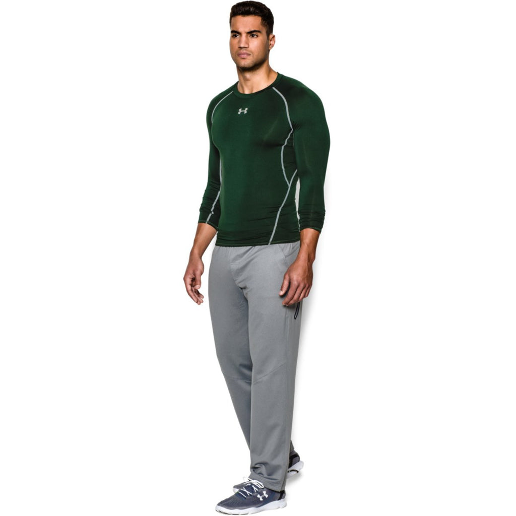 Under Armour Men's Green HeatGear Armour L/S Compression Shirt