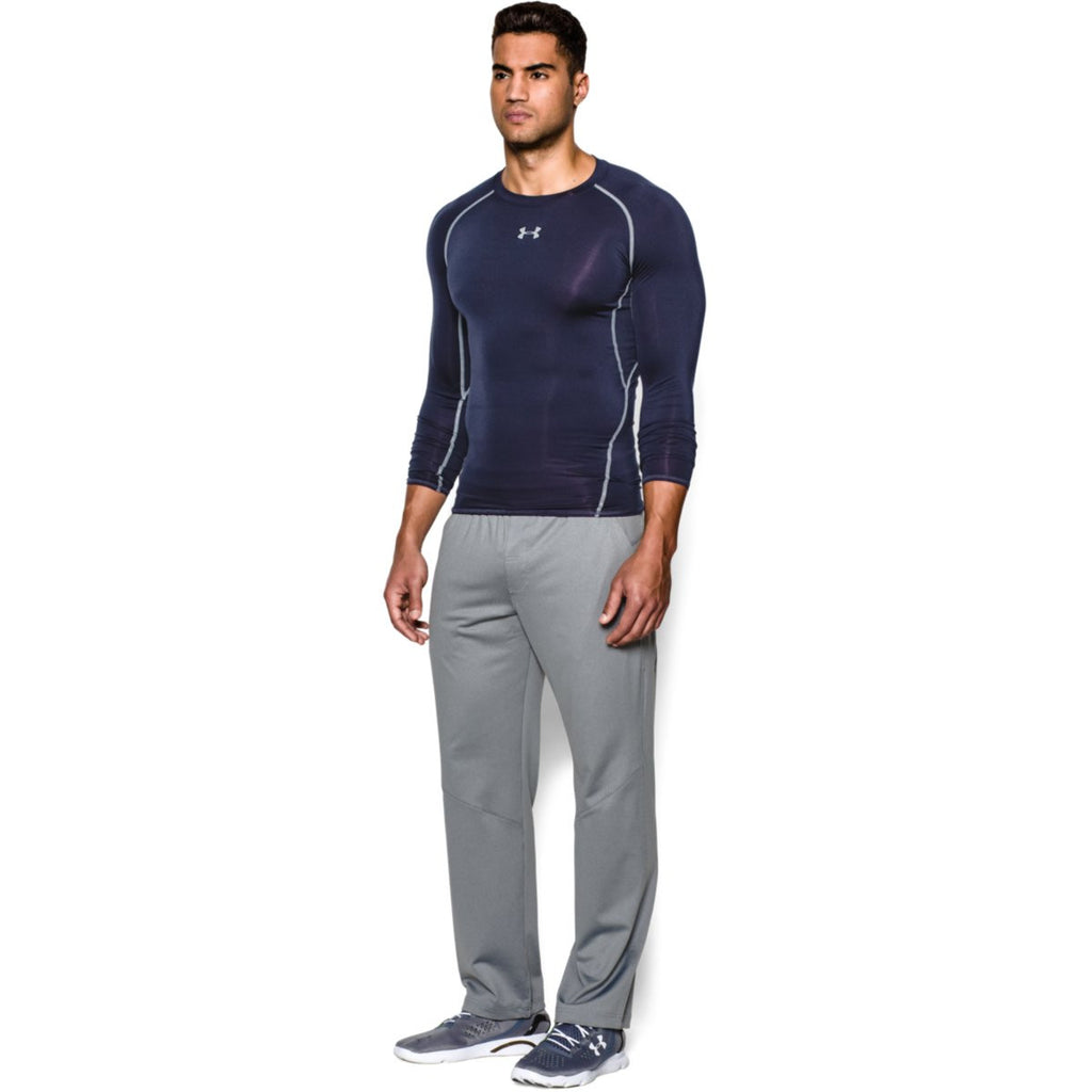 Under Armour Men's Navy HeatGear Armour L/S Compression Shirt