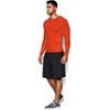 Under Armour Men's Orange HeatGear Armour L/S Compression Shirt