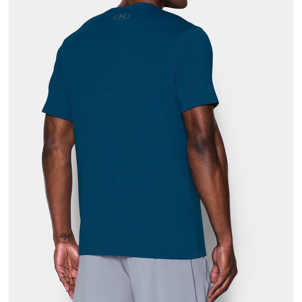 Under Armour Men's Teal UA Charged Cotton Sportstyle T-Shirt