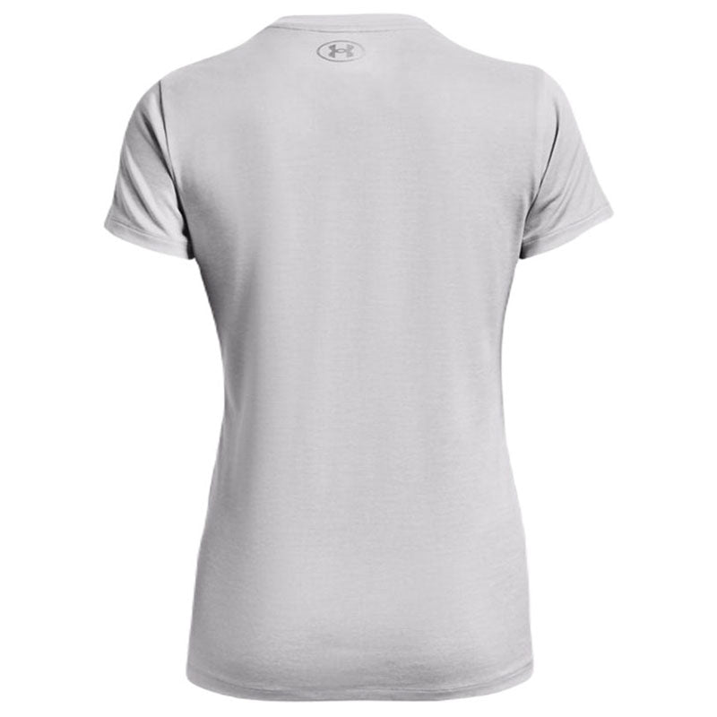 Under Armour Women's Halo Grey/Metallic Silver UA Tech Twist V-Neck