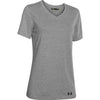 Under Armour Corporate Women's Grey Heather S/S V-Neck Tee