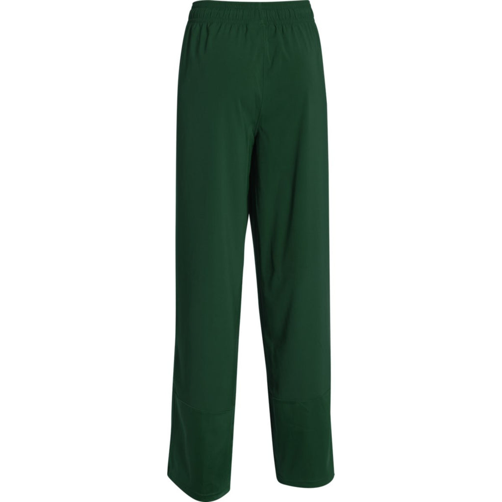 Under Armour Women's Green Pre-Game Woven Pant