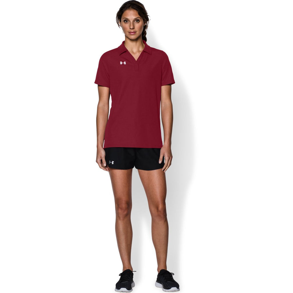 Under Armour Women's Cardinal Performance Team Polo