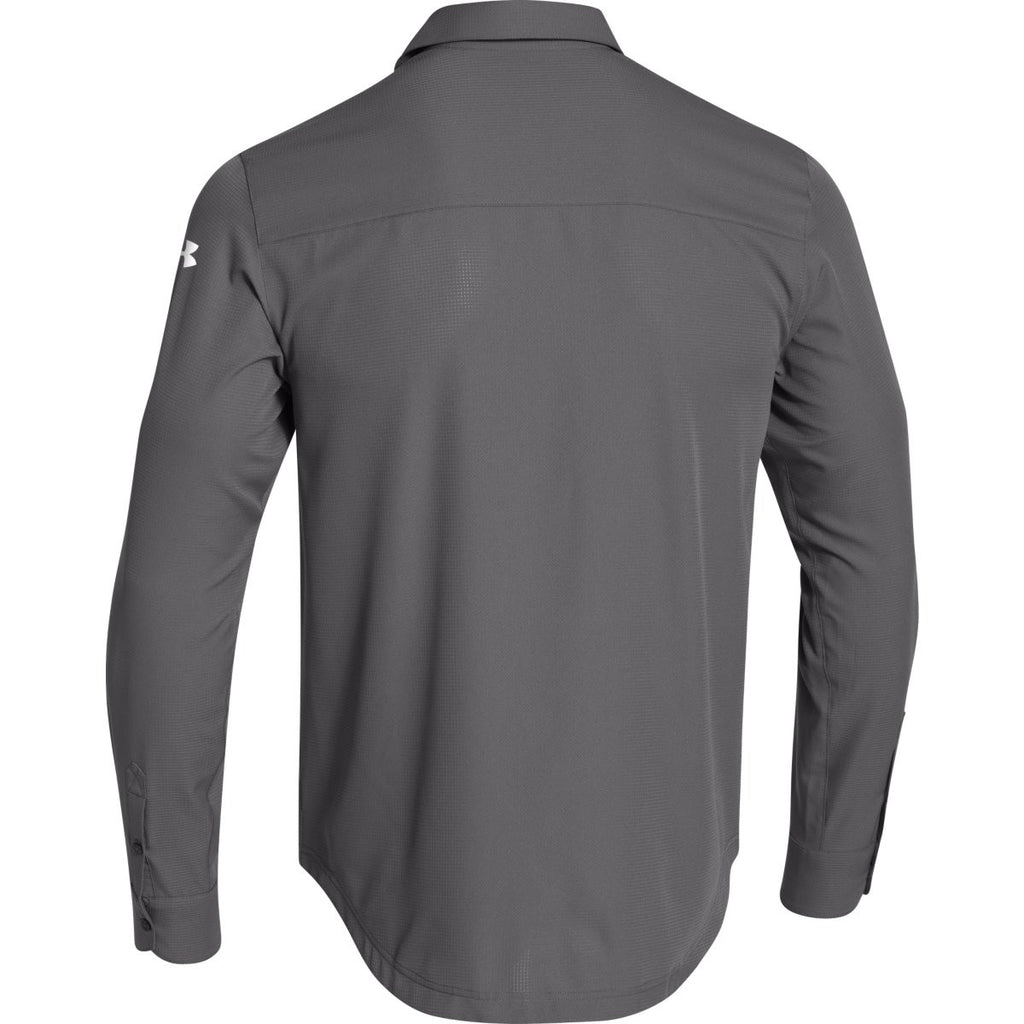 Under Armour Men's Charcoal Ultimate L/S Button Down Shirt