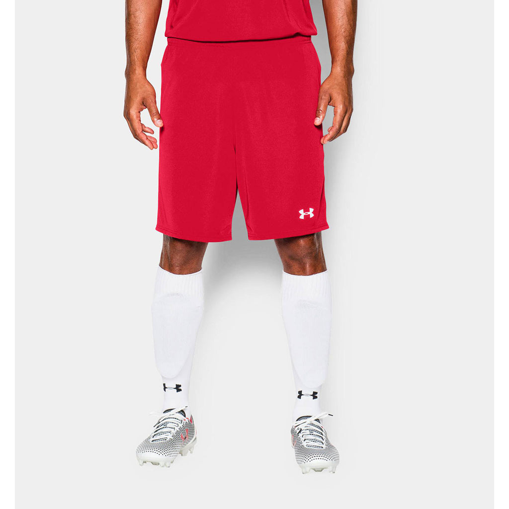 Under Armour Men's Red UA Golazo Soccer Shorts