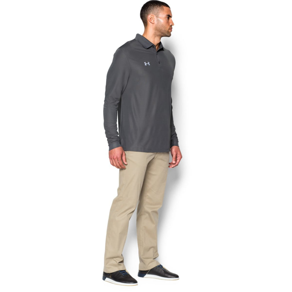 Under Armour Men's Graphite Performance L/S Polo