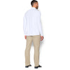 Under Armour Men's White Performance L/S Polo