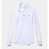 Under Armour Women's White UA Tech 1/2 Zip