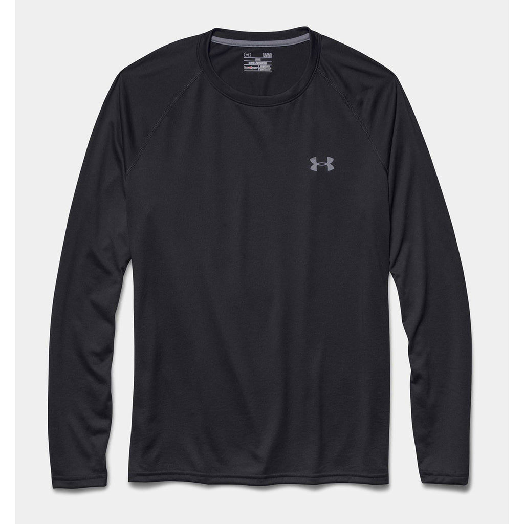 Under Armour Men's Black UA Tech L/S T-Shirt