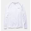 Under Armour Men's White UA Tech L/S T-Shirt