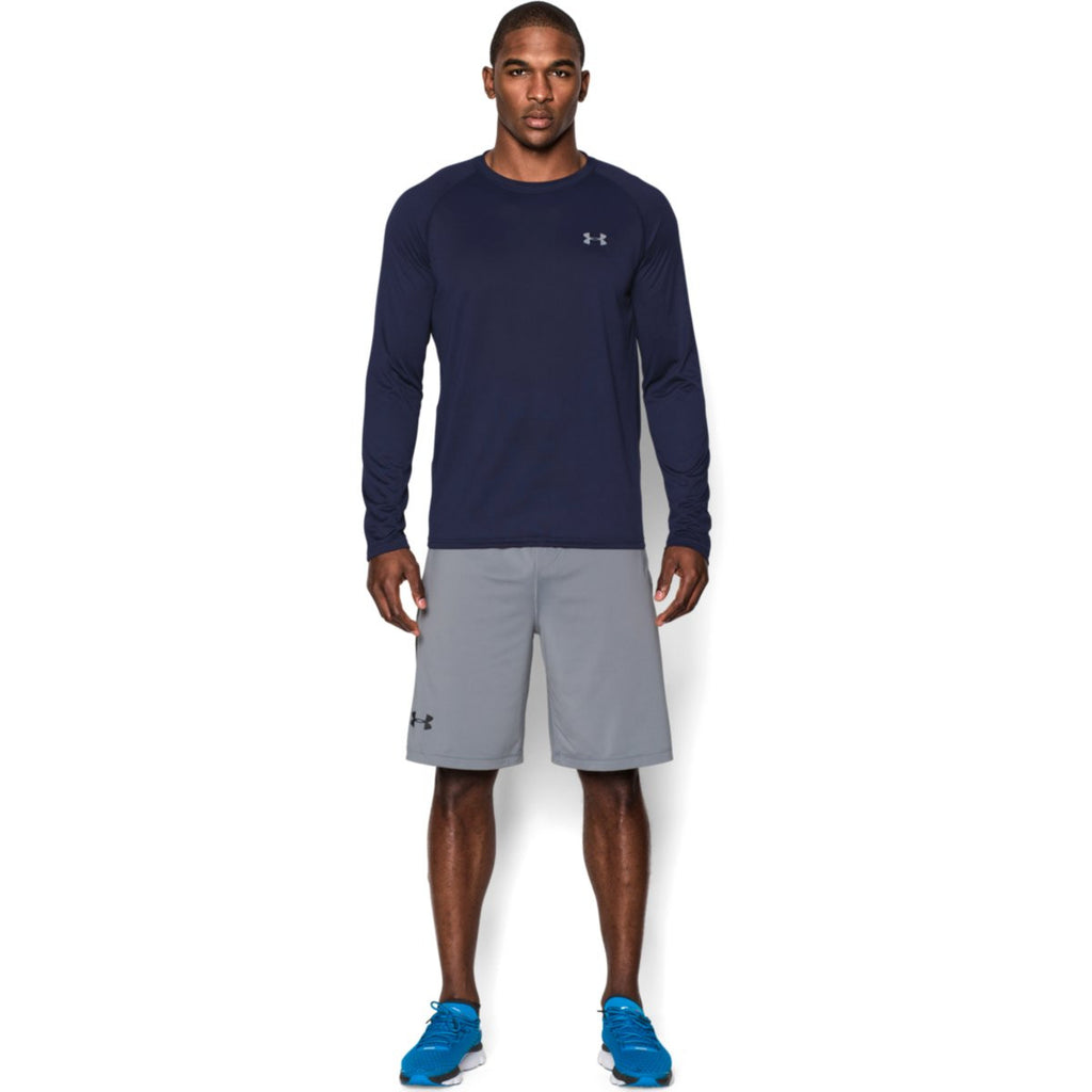 Under Armour Men's Midnight Navy UA Tech L/S T-Shirt