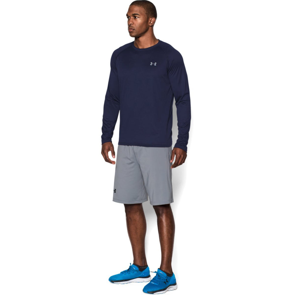 Under Armour Men's Midnight Navy UA Tech L/S T-Shirt