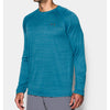 Under Armour Men's Bayou Blue UA Tech Patterned Long Sleeve T-Shirt