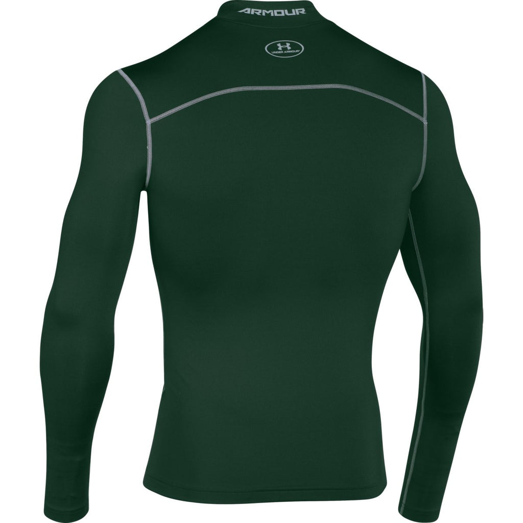 Under Armour Men's Green ColdGear Armour Compression Mock