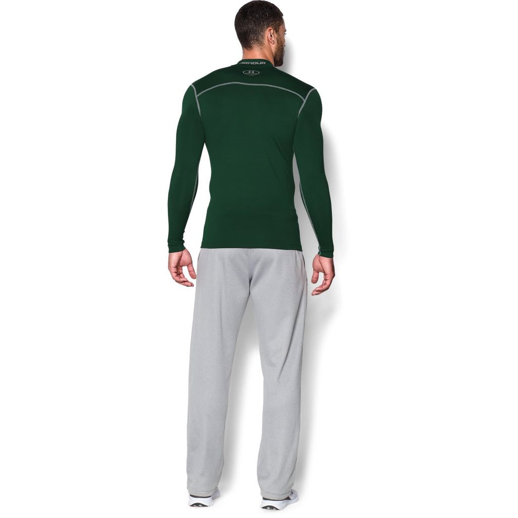 Under Armour Men's Green ColdGear Armour Compression Mock