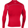 Under Armour Men's Red ColdGear Armour Compression Mock