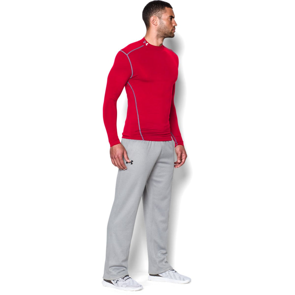 Under Armour Men's Red ColdGear Armour Compression Mock