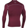 Under Armour Men's Maroon ColdGear Armour Compression Mock