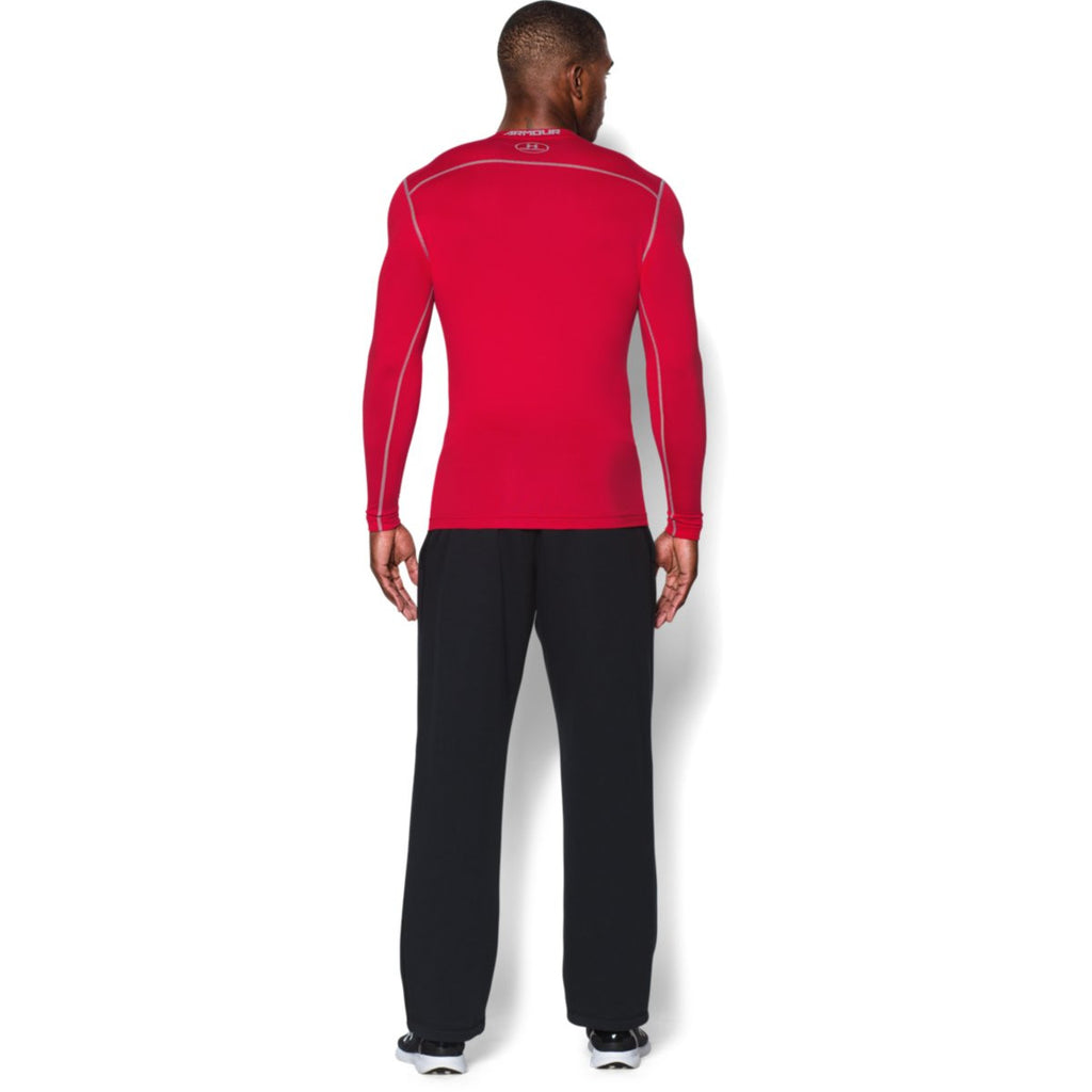 Under Armour Men's Red ColdGear Armour Compression Crew