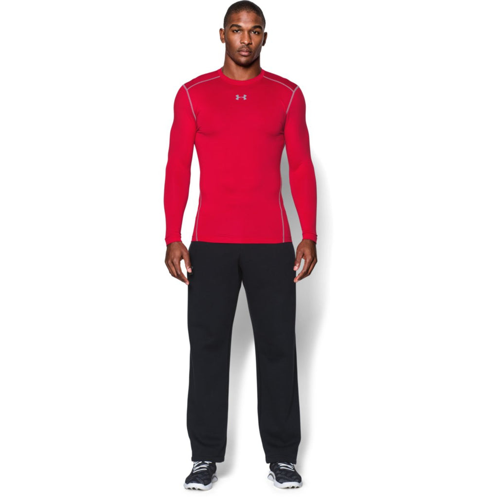 Under Armour Men's Red ColdGear Armour Compression Crew