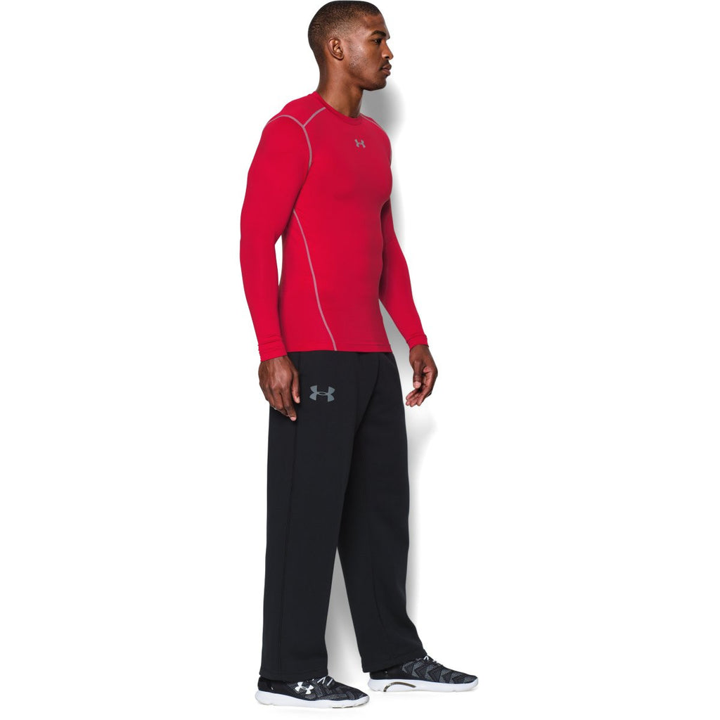 Under Armour Men's Red ColdGear Armour Compression Crew