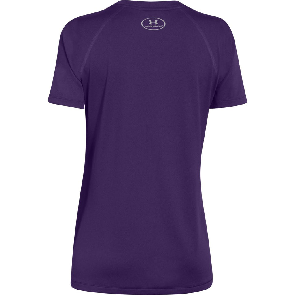 Under Armour Women's Purple S/S Locker Tee