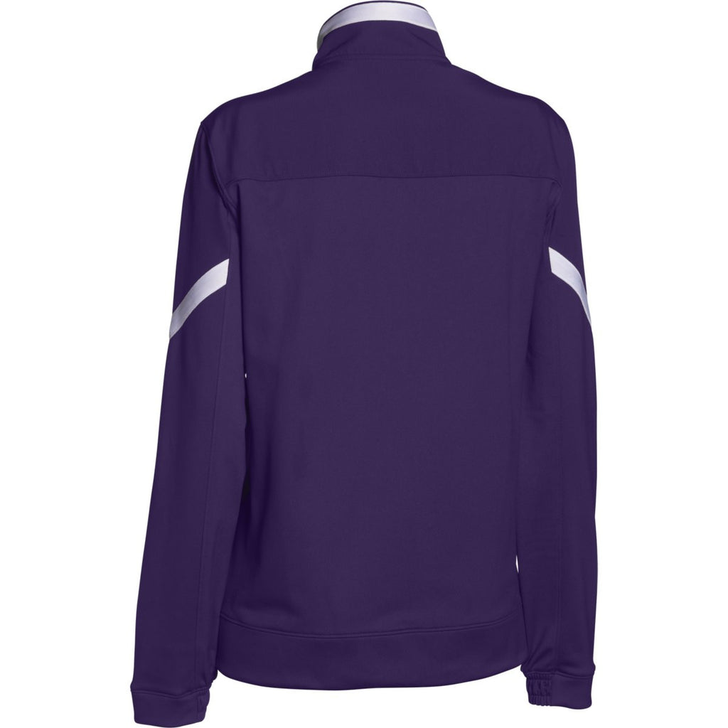 Under Armour Women's Purple Qualifier Full Zip Jacket